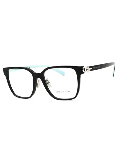 Tiffany & Co Tiffany 0tf2274d Rectangular Acetate Women's Eyeglasses From Italy In Black