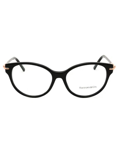 Tiffany & Co Tiffany 0tf2289 Eyeglasses In Black On Tiffany Blue/clear Demo Lens