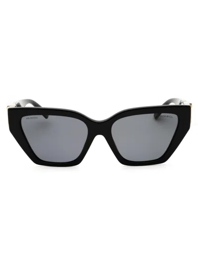 Tiffany & Co Tiffany 0tf4218 Sunglasses In Black/dark Grey Polarized