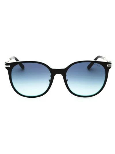 Tiffany & Co Tiffany 0tf4224d Sunglasses In Black/blue Gradient