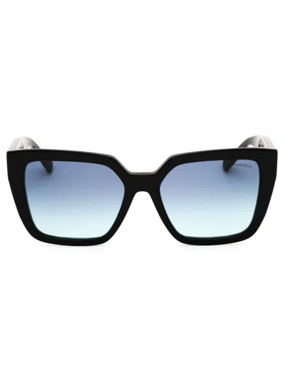 Tiffany & Co Tiffany 0tf4235 Sunglasses In Black/azure Gradient Blue