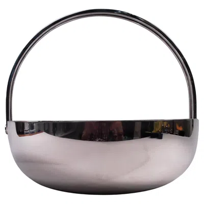 Pre-owned Tiffany & Co Tiffany 1980s Big & Bold Sterling Silver Basket