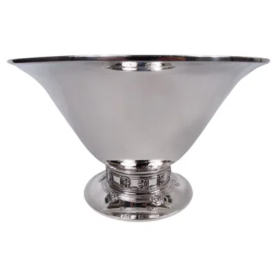 Pre-owned Tiffany & Co Tiffany American Modern Classical Sterling Silver Bowl