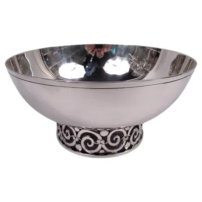 Pre-owned Tiffany & Co Tiffany American Modern Classical Sterling Silver Bowl