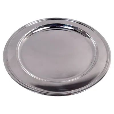 Pre-owned Tiffany & Co Tiffany American Modern Sterling Silver Deep 10-inch Tray