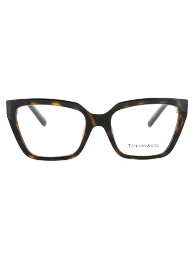 Tiffany & Co .  Tf2257b Eyeglasses In Havana - Demo