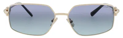 Tiffany & Co .  Tf3111 Sunglasses In Gold - Gradient Azure