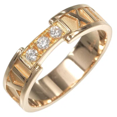 Pre-owned Tiffany & Co Tiffany Atlas Pink Band Ring ()