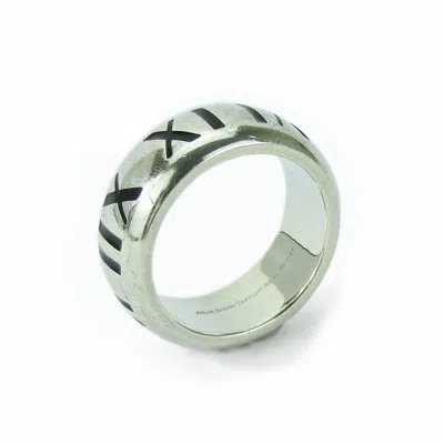 Pre-owned Tiffany & Co Tiffany Atlas Silver 925 Band Ring ()