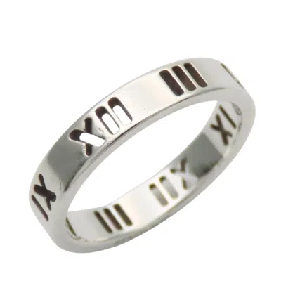Pre-owned Tiffany & Co Tiffany Atlas Silver Silver 925 Band Ring ()