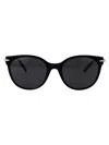 Tiffany & Co Tiffany Black On Crystal Tiffany Blue Acetate Sunglasses In Black