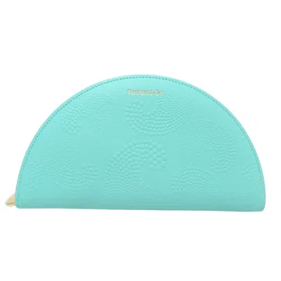 Pre-owned Tiffany & Co Tiffany Blue Leather Long Wallet (bi-fold) ()