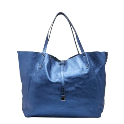 Pre-owned Tiffany & Co Tiffany Blue Leather Pouch Shoulder Bag Tote Bag ()