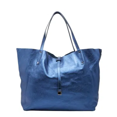 Pre-owned Tiffany & Co Tiffany Blue Leather Pouch Shoulder Bag Tote Bag ()