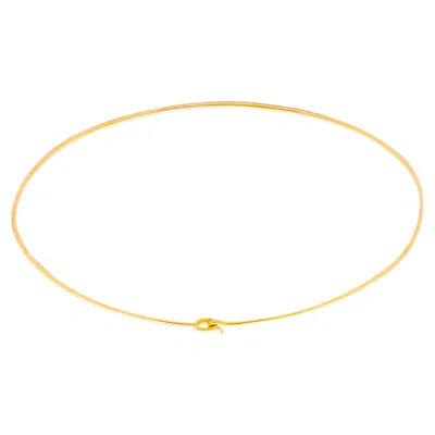Pre-owned Tiffany & Co Tiffany @ Co Vintage Choker Wire Necklace Circa 1980 In Multiple