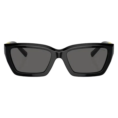 Tiffany & Co Tiffany Dark Grey Rectangular Ladies Sunglasses Tf4213 8001s4 54 In Gray