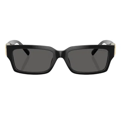 Tiffany & Co Tiffany Dark Grey Rectangular Sunglasses Tf4226u 8001s4 56 In Black