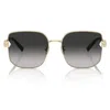 Tiffany & Co Tiffany Grey Gradient Oversized Ladies Sunglasses Tf3105d 6021s4 58 In Gold