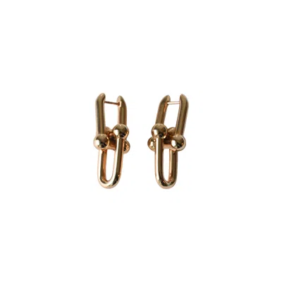 Tiffany & Co Tiffany Large Hardwear Link Earrings In 18k Rose Gold