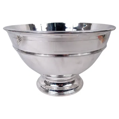 Pre-owned Tiffany & Co Tiffany Large Modern Classical Sterling Silver Centerpiece Bowl