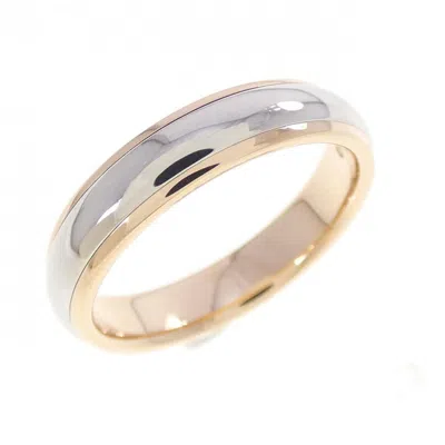 Pre-owned Tiffany & Co Tiffany Pink Gold (18k) Platinum 950 Band Ring ()