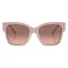 Tiffany & Co Tiffany Pink Gradient Dark Brown Square Ladies Sunglasses Tf4216 839313 54 In Brown