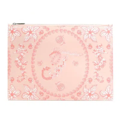 Pre-owned Tiffany & Co Tiffany Pink Leather Clutch Bag ()
