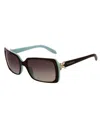 Tiffany & Co Tiffany Rectangular Women's Sunglasses In Multi