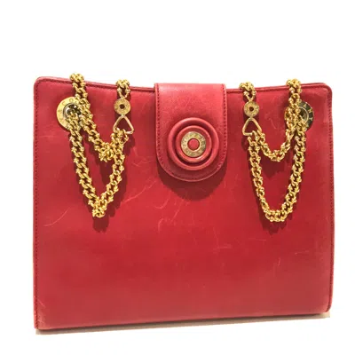 Pre-owned Tiffany & Co Tiffany Red Leather Shoulder Bag ()