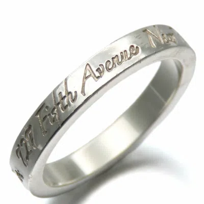 Pre-owned Tiffany & Co Tiffany Silver 925 Band Ring ()