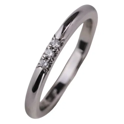 Pre-owned Tiffany & Co Tiffany Silver Platinum 950 Band Ring ()