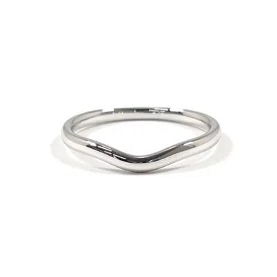 Pre-owned Tiffany & Co Tiffany Silver Platinum 950 Band Ring ()