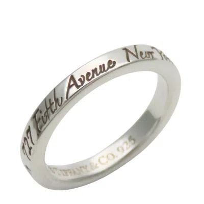 Pre-owned Tiffany & Co Tiffany Silver Silver 925 Band Ring ()