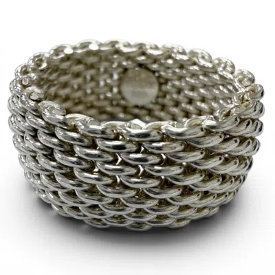 Pre-owned Tiffany & Co Tiffany Silver Silver 925 Band Ring ()