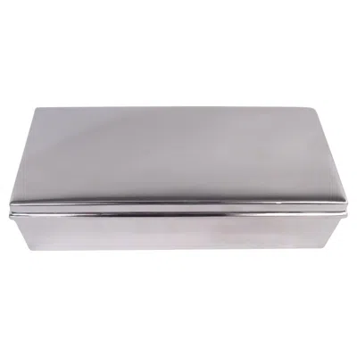 Pre-owned Tiffany & Co Tiffany Stylish Midcentury Modern Sterling Silver Desk Box