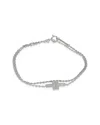 Tiffany & Co . Tiffany T 18k 0.18 Ct. Tw. Diamond Bracelet (authentic Pre-loved)