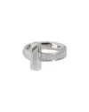 Tiffany & Co . Tiffany T 18k 0.42 Ct. Tw. Diamond Ring (authentic Pre-loved) In Metallic