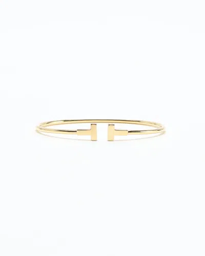 Tiffany & Co Tiffany T 18kt Yellow Gold Bracelet