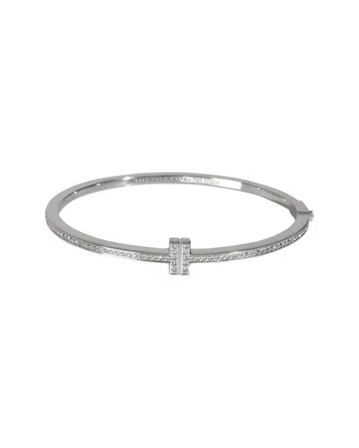 TIFFANY & CO TIFFANY & CO. TIFFANY T DIAMOND HINGED WIRE BANGLE 18K 0.62 CT. TW. DIAMOND BRACELET (AUTHENTIC PRE-