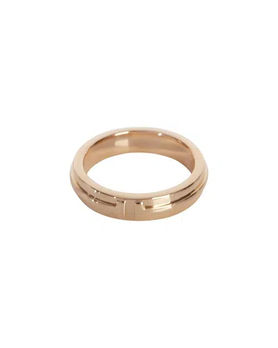 Tiffany & Co . Tiffany T Narrow Ring (authentic Pre-loved) In Gold