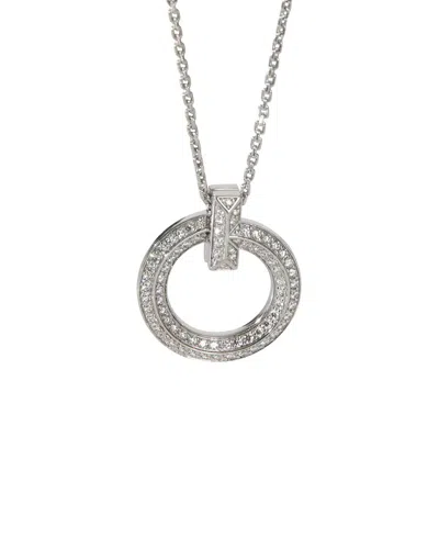 Tiffany & Co . Tiffany T T1 Circle Gold 0.65 Ct. Tw. Lab-grown Pendant (authentic Pre-loved) In Metallic