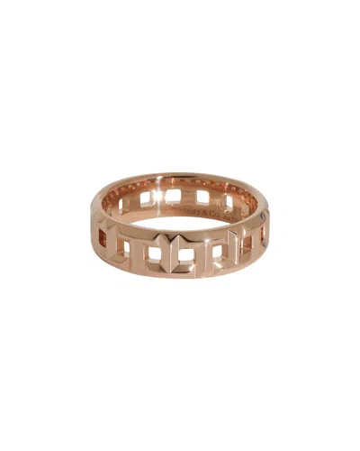 TIFFANY & CO TIFFANY & CO. TIFFANY T TRUE WIDE 18K ROSE GOLD RING (AUTHENTIC PRE-LOVED)