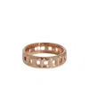 Tiffany & Co 18k Rose Gold . Tiffany True Wide Ring In Brown