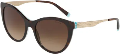 Pre-owned Tiffany & Co Tiffany Tf 4203 Black/grey Shaded (8001/3c) Sunglasses