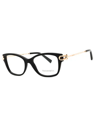 Tiffany & Co Tiffany Tf2266 Rectangular Acetate Women's Eyeglasses In Black