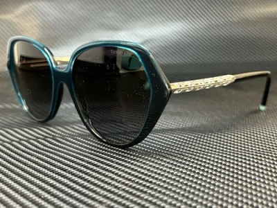 Pre-owned Tiffany & Co Tiffany Tf4179b 82793c Crystal Tiffany Round Women's 55 Mm Sunglasses