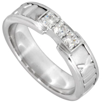 Pre-owned Tiffany & Co Tiffany White Gold (18k) Band Ring ()