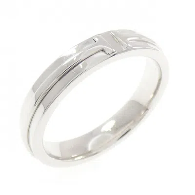 Pre-owned Tiffany & Co Tiffany White Gold (18k) Band Ring ()