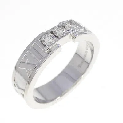 Pre-owned Tiffany & Co Tiffany White Gold Band Ring ()