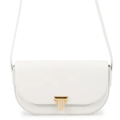 Pre-owned Tiffany & Co Tiffany White Leather Handbag Shoulder Bag ()